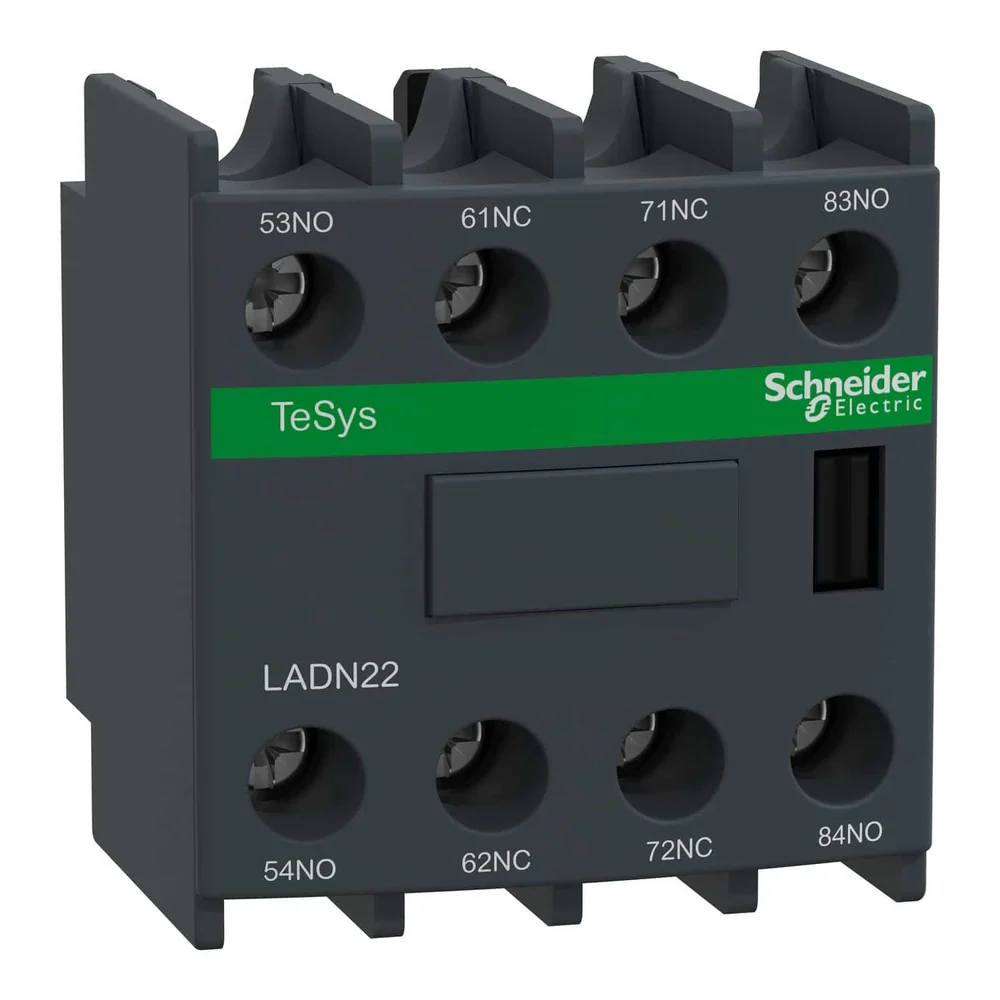 AUXILIAR FRONT-CONTACTOR 2NA+2NC LADN22
