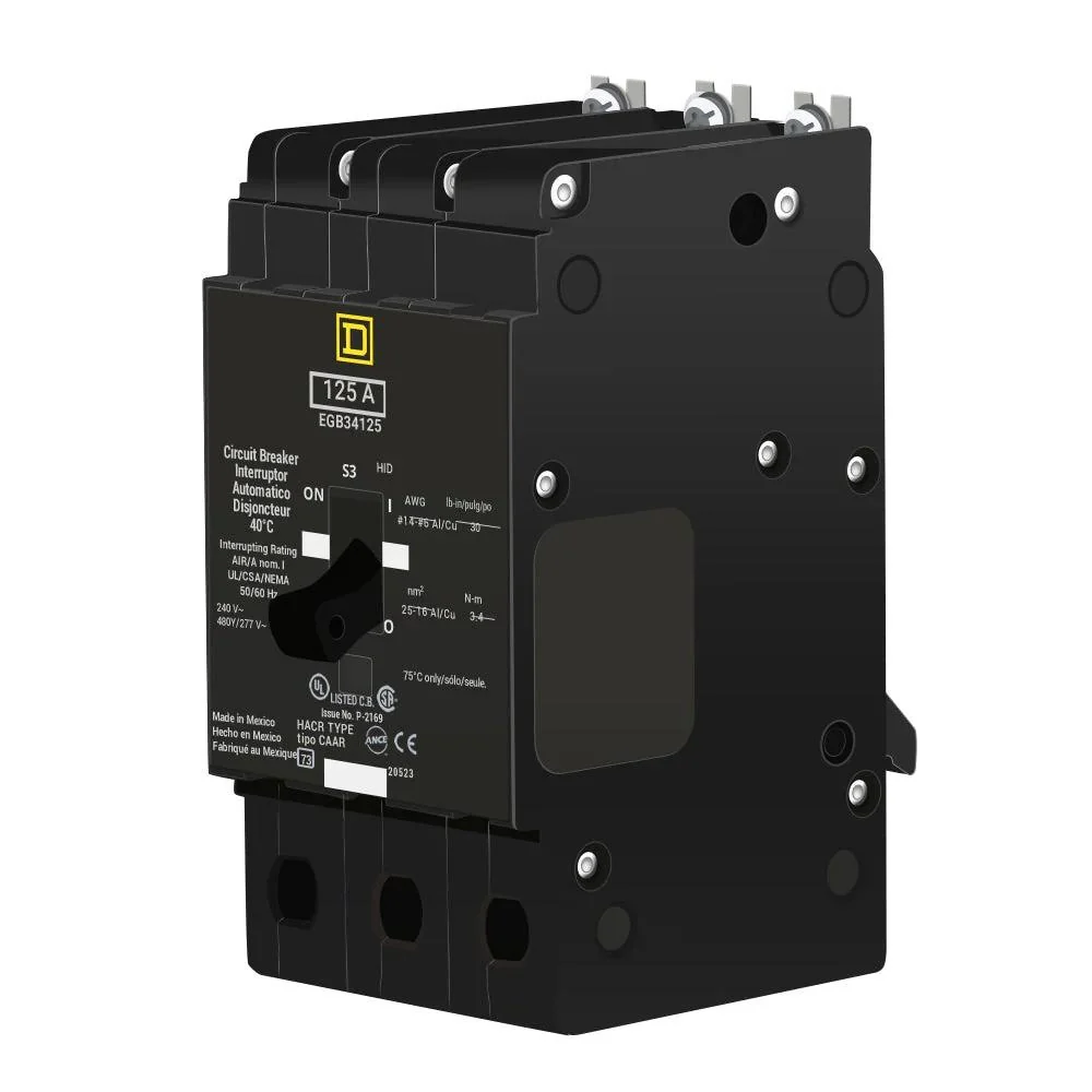 BREAKER 125/3 35KA 277/480 EGB34125 - Image 2