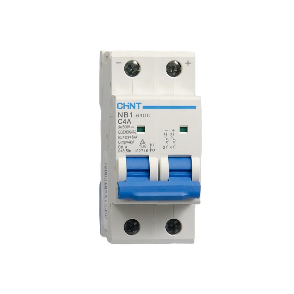 BREAKER DC 4A 2P G NB1-63DC  DC500V - Image 2