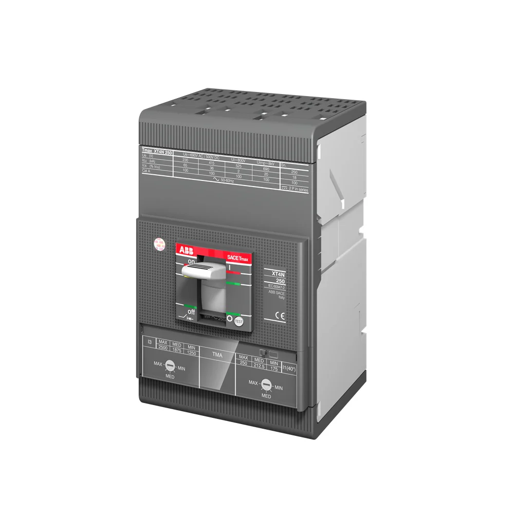 BREAKER XT4N TMAX 250A 3P TMA 480VAC@25kA 240VAC@65kA 1SDA075169R1 - Image 2