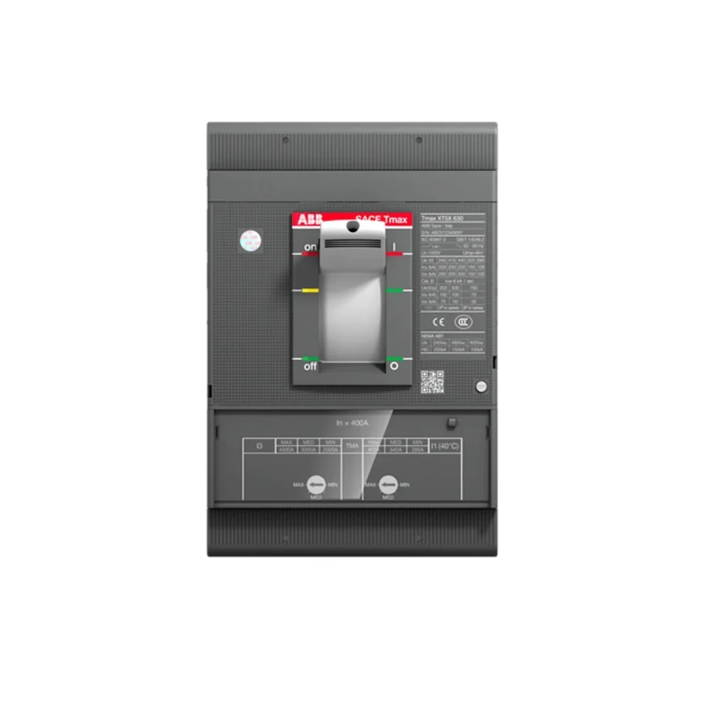 BREAKER XT5N TMAX 600A 3P TMA 480VAC@35kA 240VAC@65kA 1SDA102446R1 - Image 2