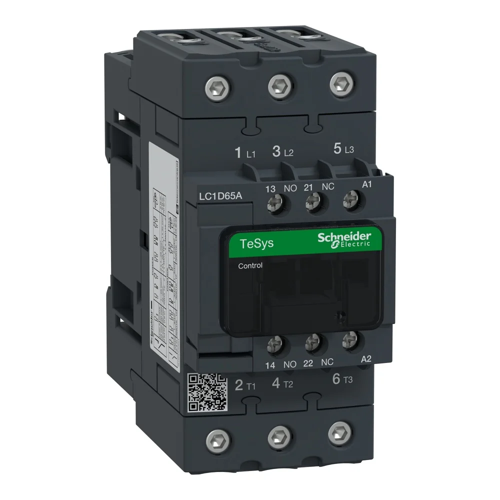 CONTACTOR AC-3 65A/AC-1 80A 115VAC (LC1D65AFE7) - Image 2