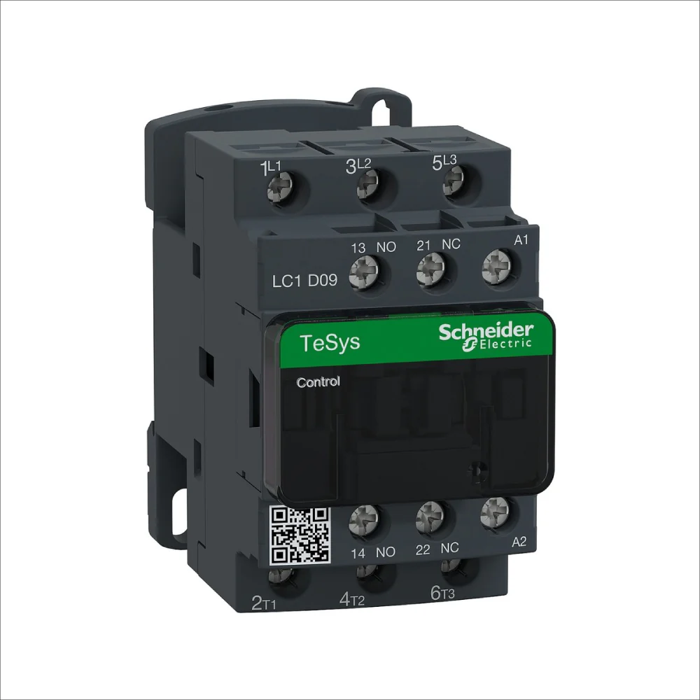CONTACTOR AC-3 9A/AC-1 25A 120VAC (LC1D09FE7) - Image 2