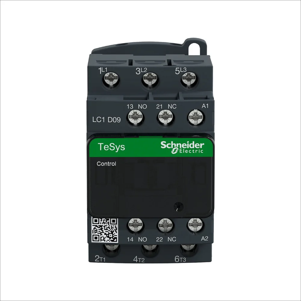 CONTACTOR AC-3 9A/AC-1 25A 220VAC (LC1D09P7) - Image 2