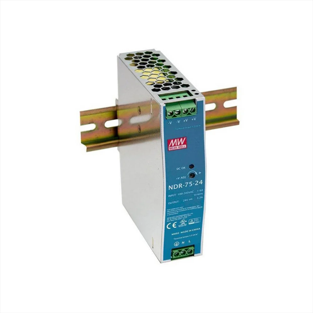 FUENTE DE PODER 3.2A 24VDC 120/240VAC NDR-75-24