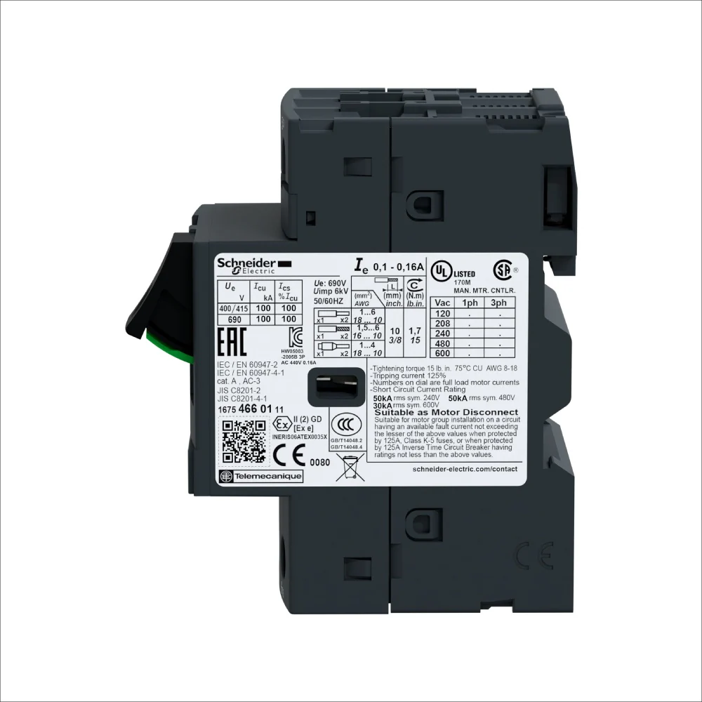 GUARDAMOTOR 4-6.3A 690VMAX (GV2ME10) - Image 2