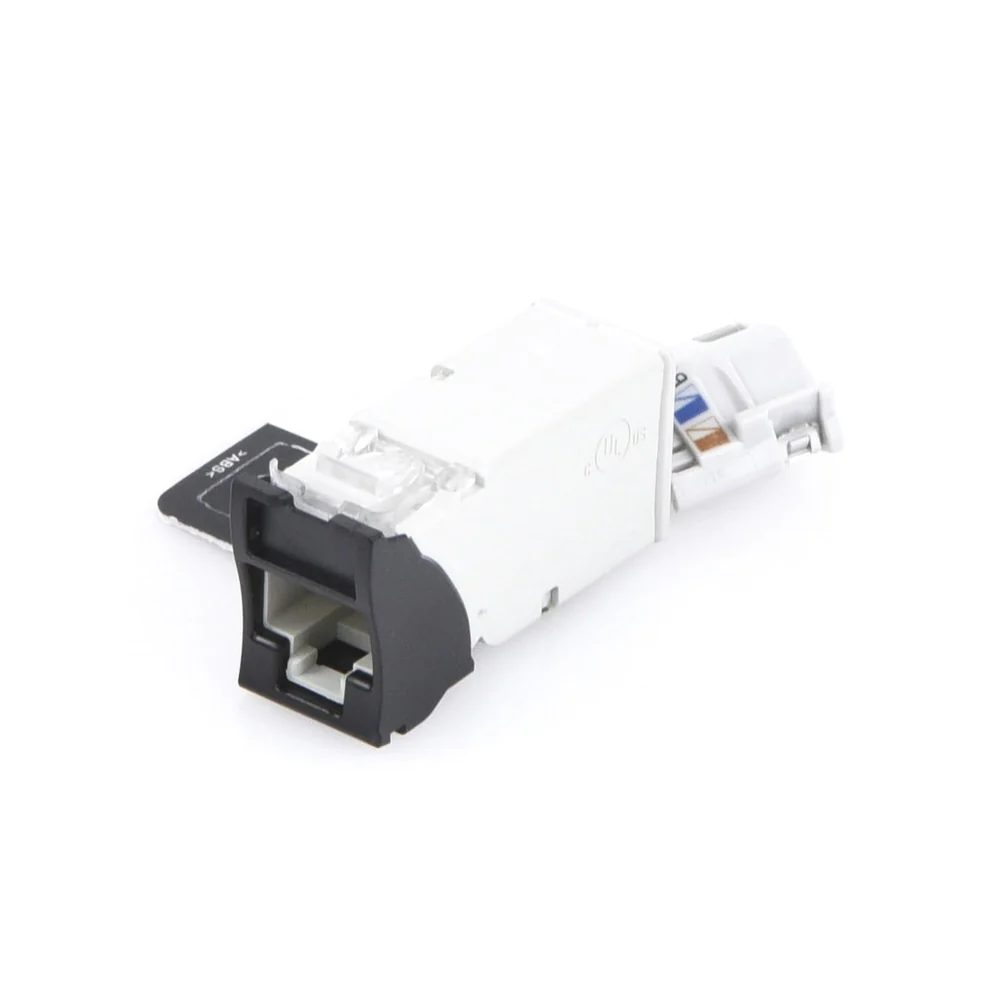 JACK NEGRO P/PATCH PANEL UNIVERSAL CAT6A Z6A-SK01 - Image 2