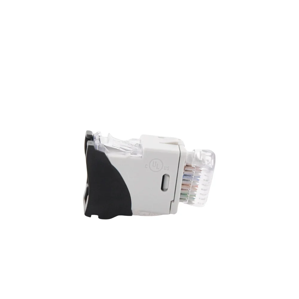 JACK PARA RJ-45 CATEGORIA 6 COLOR NEGRO U6-H01NS