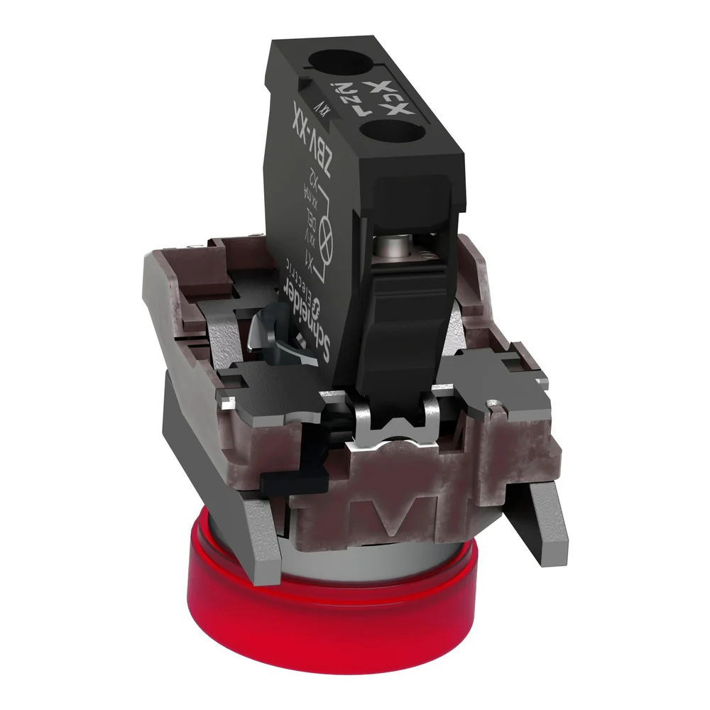 LUZ PILOTO METALICA LED ROJO 120VAC (XB4BVG4) - Image 3