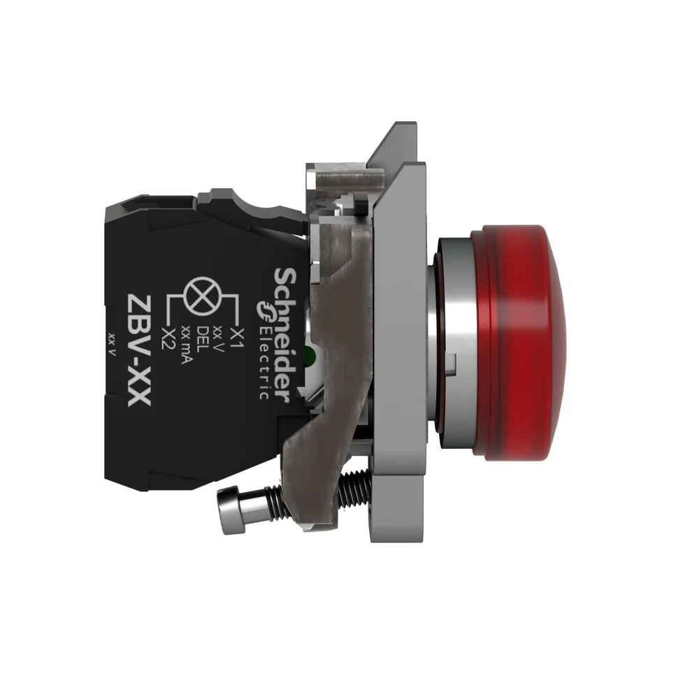 LUZ PILOTO METALICA LED ROJO 240VAC (XB4BVM4) - Image 3