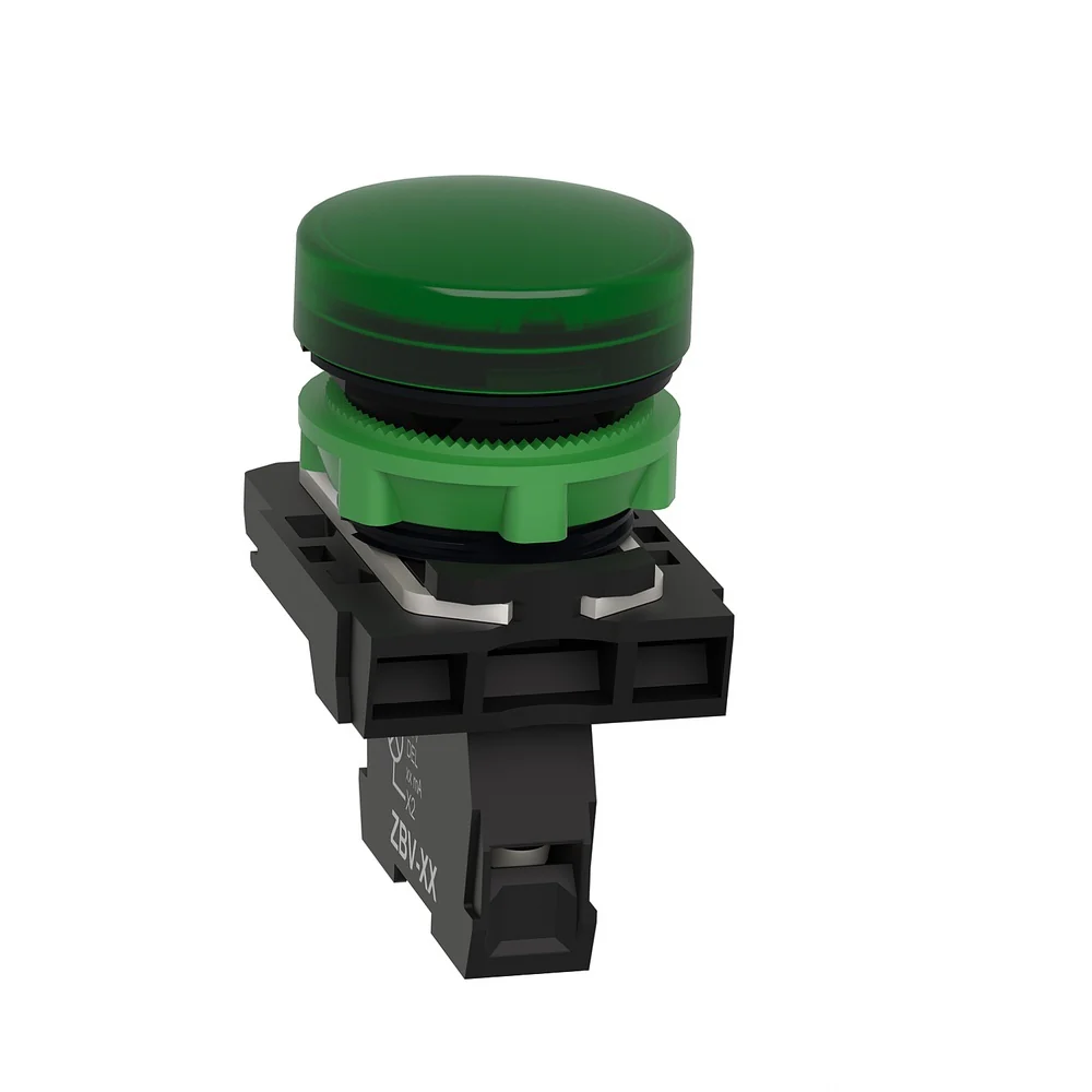 LUZ PILOTO PLASTICA LED VERDE 120VAC (XB5AVG3) - Image 2