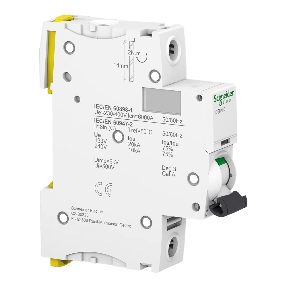 MINIBREAKER 1P 6A 240VMAX CURVA C (A9F74106) - Image 3