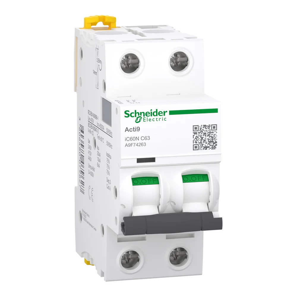 MINIBREAKER 2P 63A 440VMAX CURVA C (A9F74263) - Image 2
