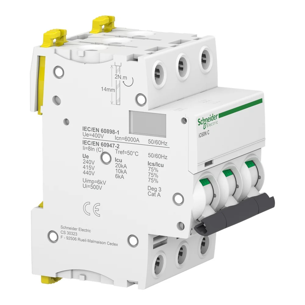 MINIBREAKER 3P 6A 440VMAX CURVA C (A9F74306) - Image 2