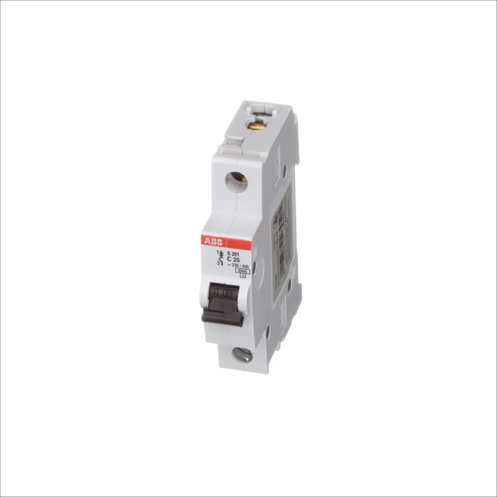 MINIBREAKER ABB (S201-C20) 480V C 6KA 1P 20A AC/DC - Image 3
