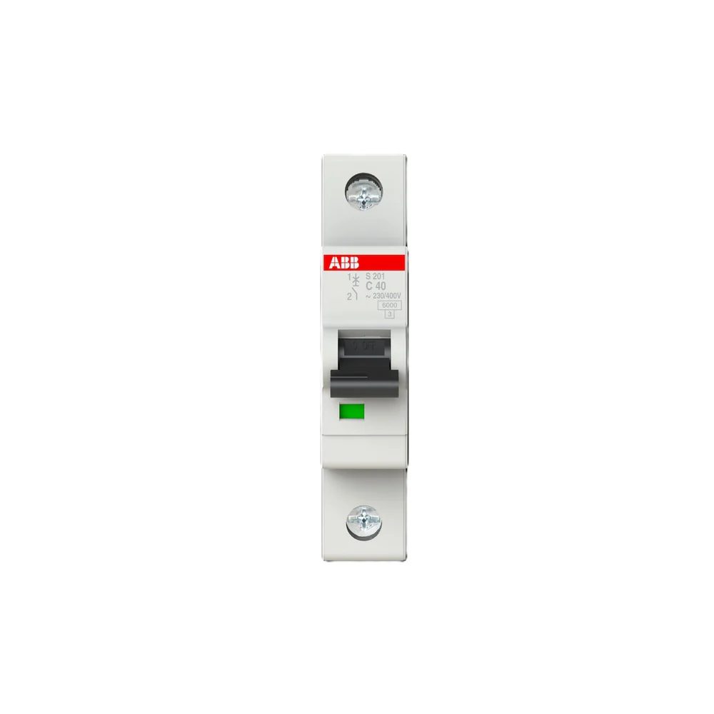 MINIBREAKER ABB (S201-C40) 480V C 6KA 1P 40A AC/DC - Image 2