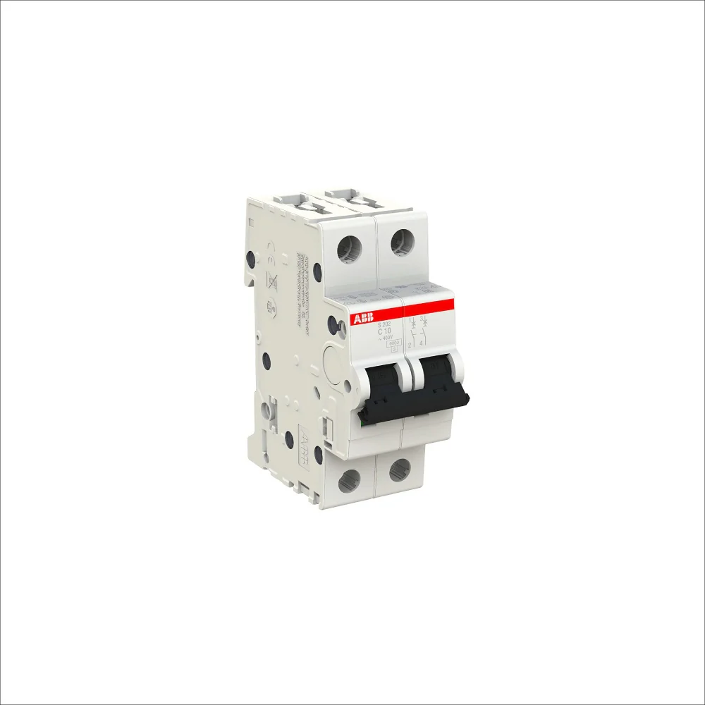 MINIBREAKER ABB (S202-C10) 480V C 6KA 2P 10A AC/DC - Image 2
