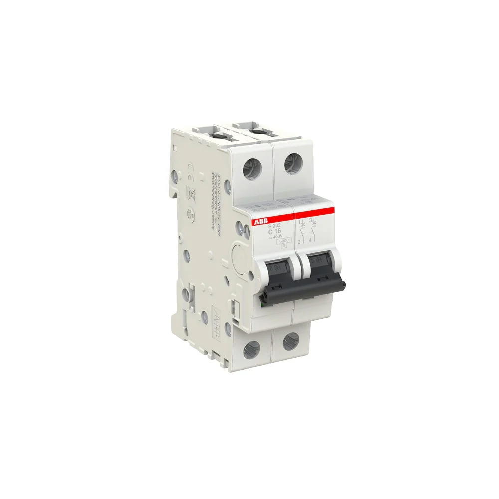 MINIBREAKER ABB (S202-C16) 480V C 6KA 2P 16A AC/DC - Image 2