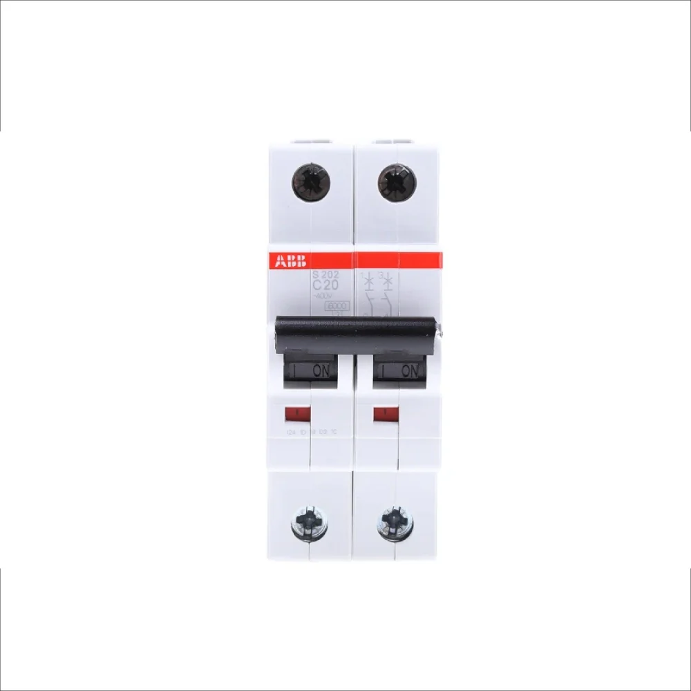 MINIBREAKER ABB (S202-C20) 480V C 6KA 2P 20A AC/DC - Image 2