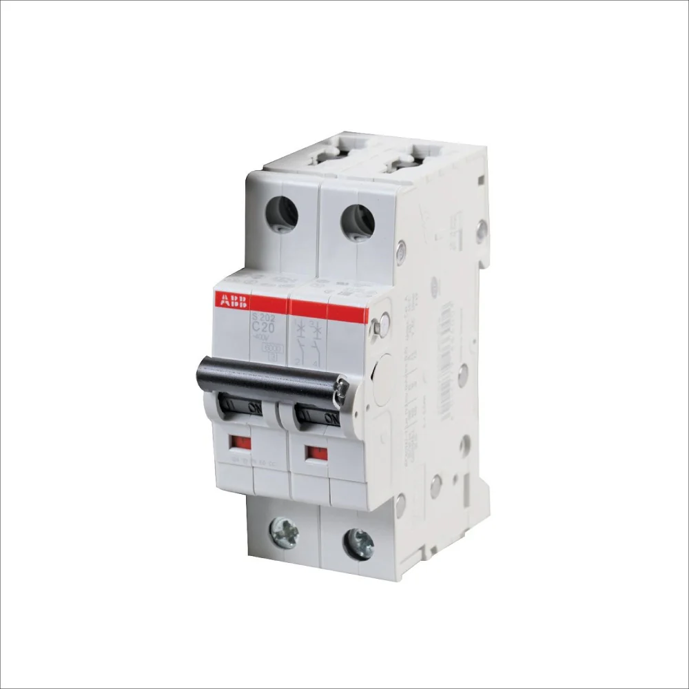 MINIBREAKER ABB (S202-C20) 480V C 6KA 2P 20A AC/DC - Image 3