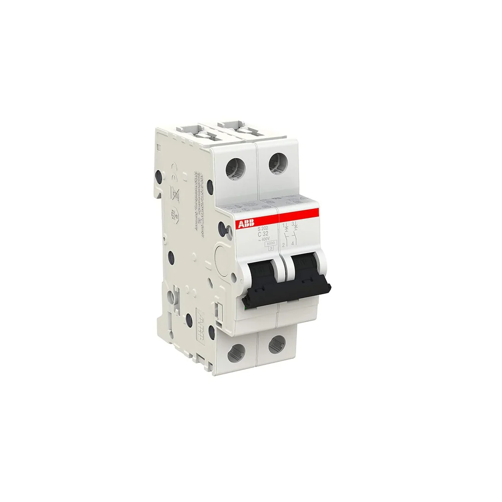 MINIBREAKER ABB (S202-C32) 480V C 6KA 2P 32A AC/DC - Image 2