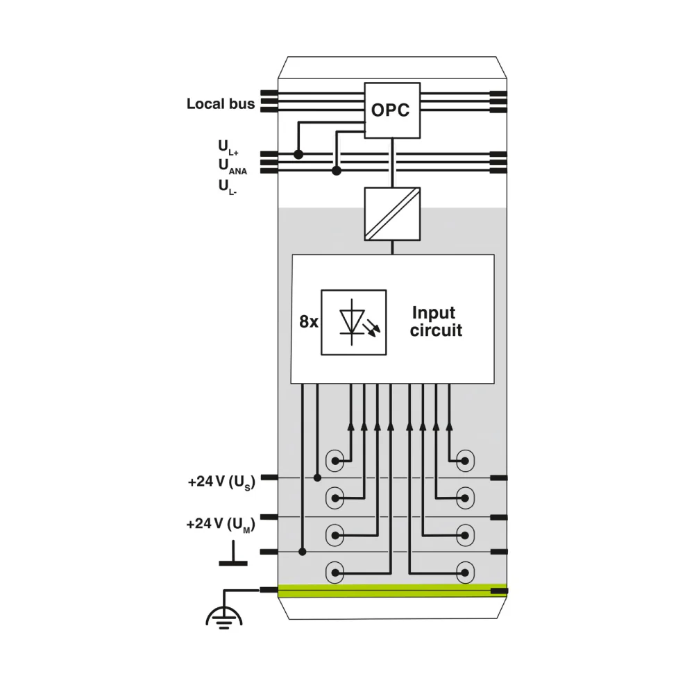 MODULO DIGITAL INLINE 8 INPUT 24VDC 2702792 - Image 3