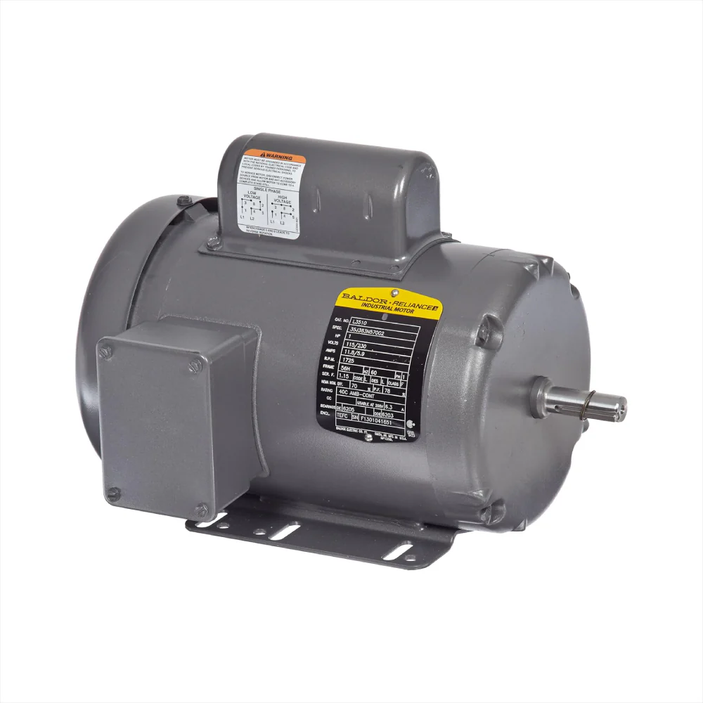 MOTOR 1HP 1800RPM 56H TEFC 115/230V L3510 BALDOR