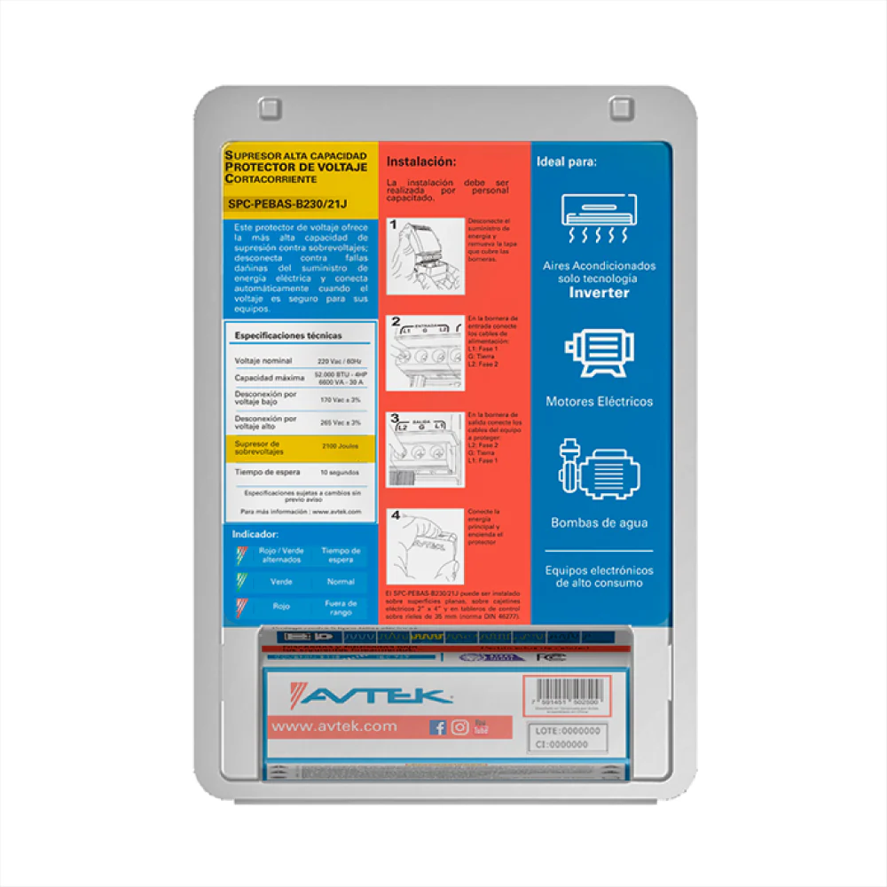 PROTEC A/A 220V30A INVERTER SPC-PEBAS-B230/21J - Image 3