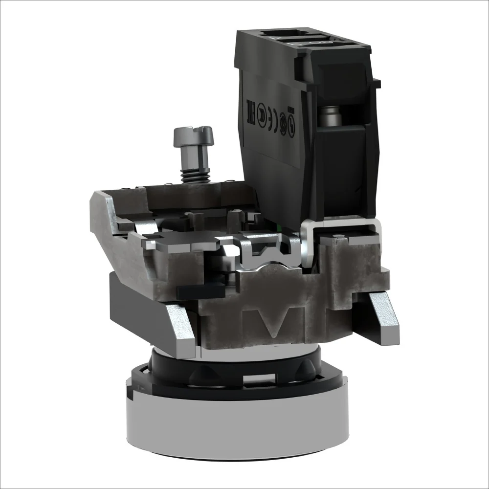 PULSADOR METALICO NEGRO 1NA XB4BA21 - Image 3