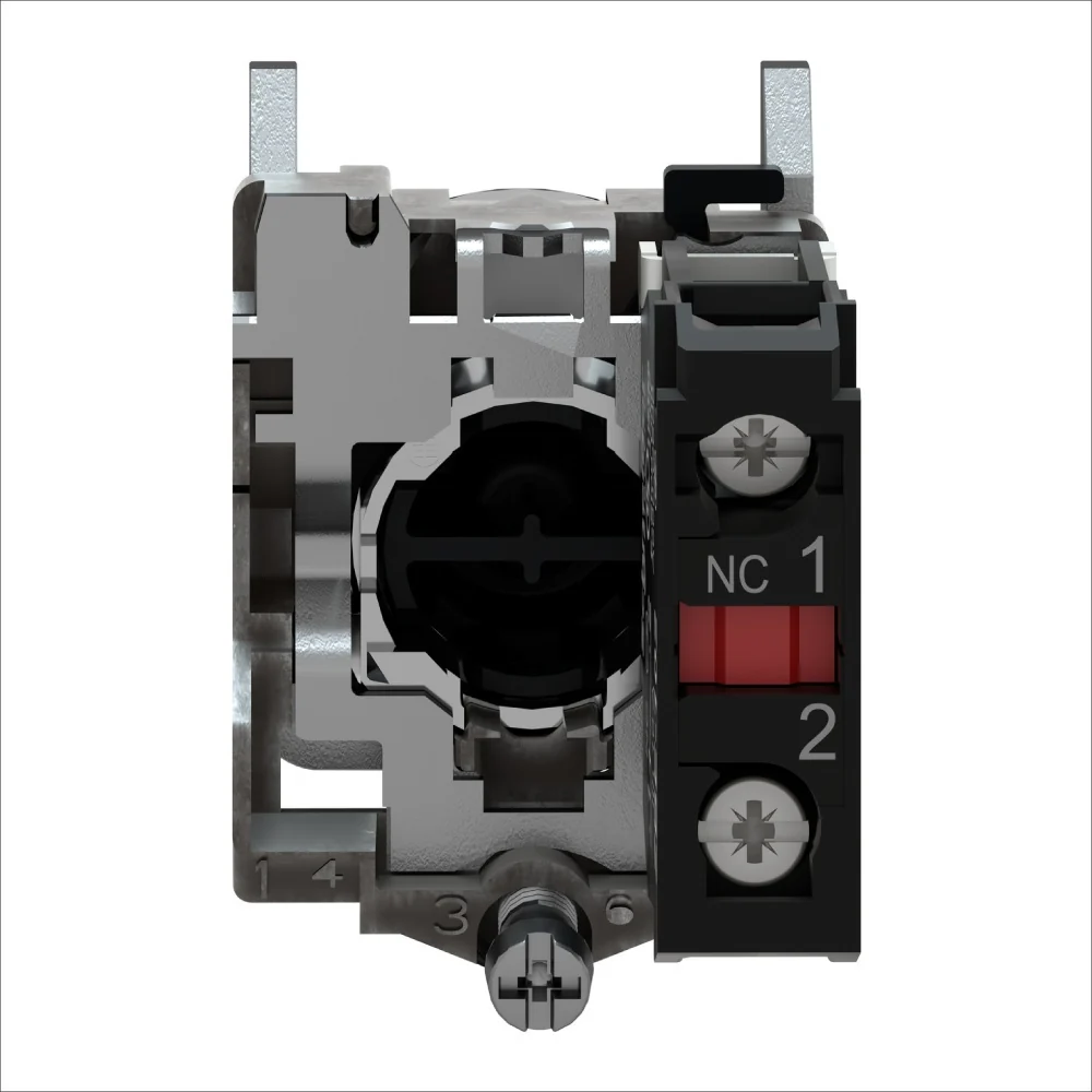PULSADOR METALICO ROJO NC (XB4BA42) - Image 3