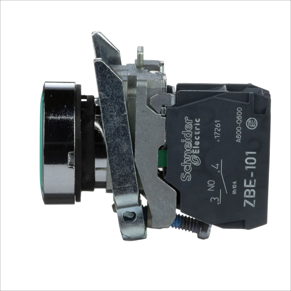 PULSADOR METALICO VERDE NA (XB4BA31) - Image 2