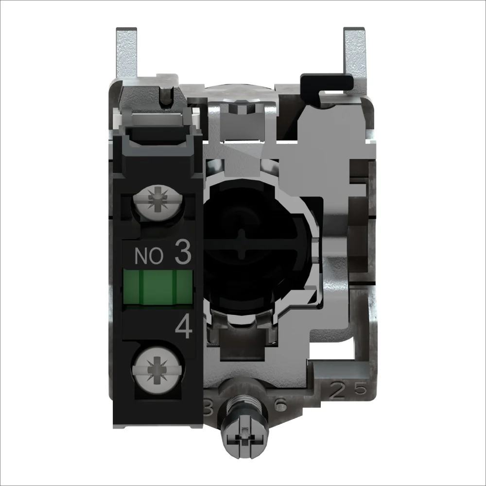 PULSADOR METALICO VERDE NA (XB4BA31) - Image 3