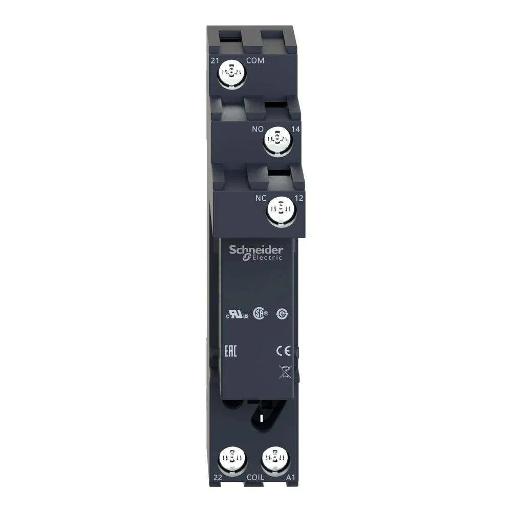 RELE DE INTERFACE 8 PINES 16A NA/NC 24VDC (RSB1A160BDS) - Image 2