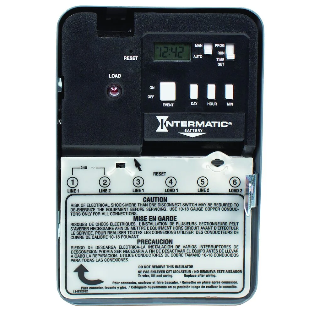 RELOJ DIG 30A 240V C/BAT EH40