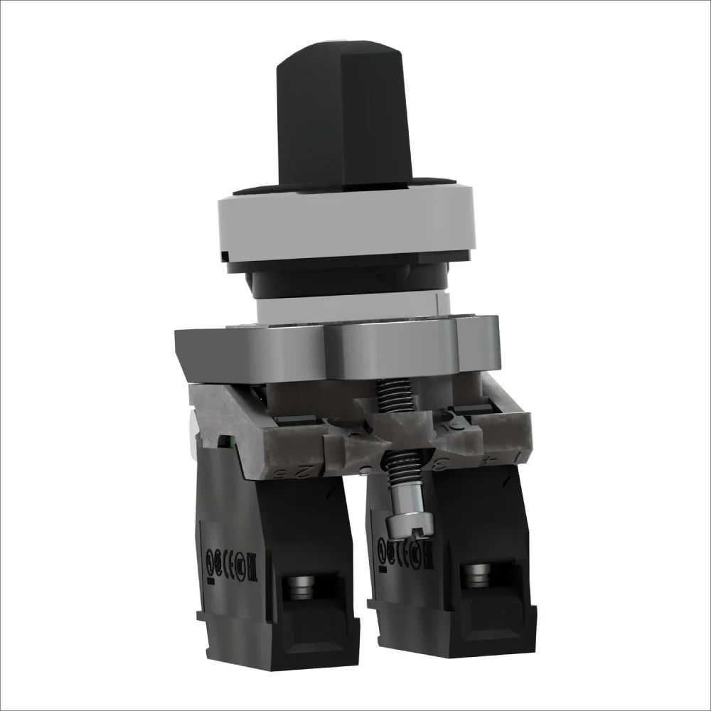 SELECTOR METALICO 3 POSICIONES 2NA (XB4BD33)