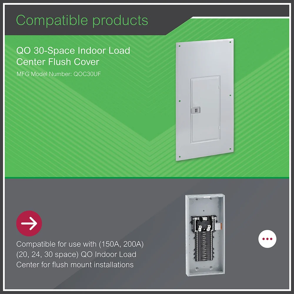 TAPA FLUSH P/CENTRO DE CARGA (X-138) QOC30UF - Image 3