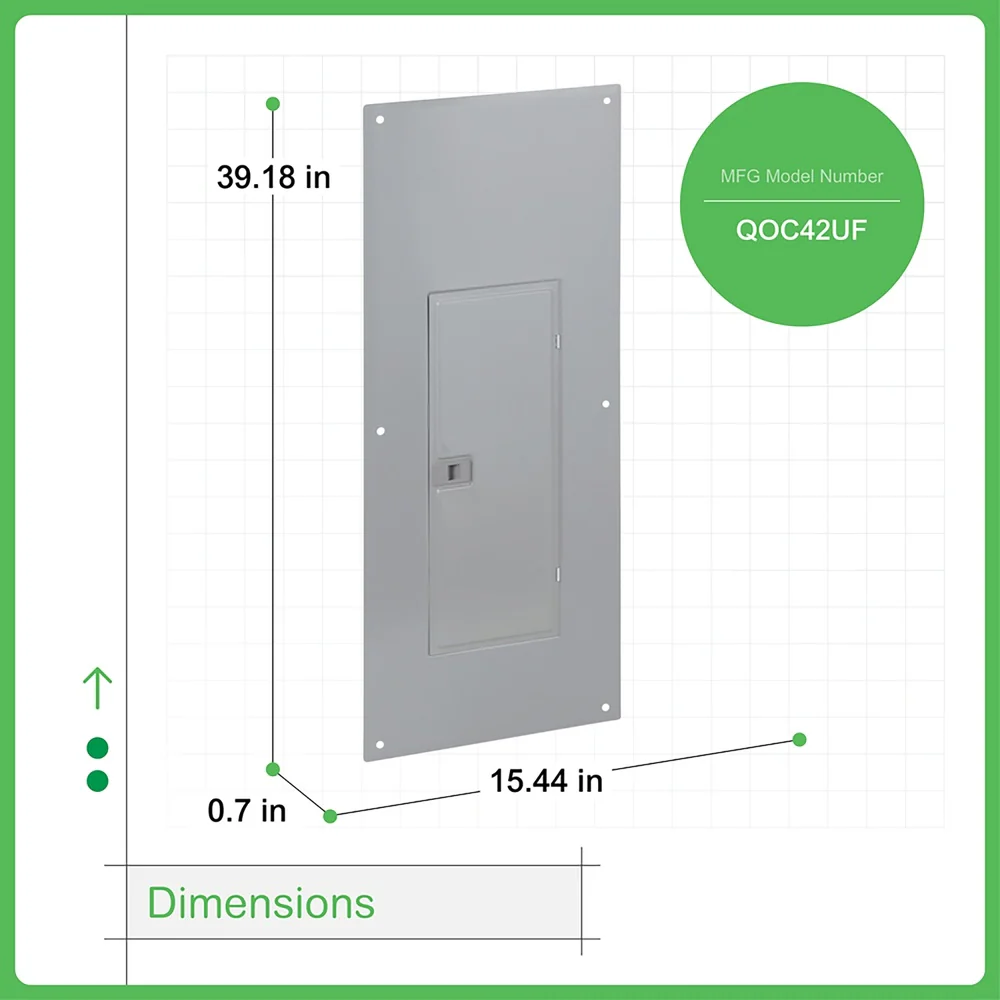 TAPA FLUSH P/CENTRO DE CARGA (X-139) QOC42UF - Image 3