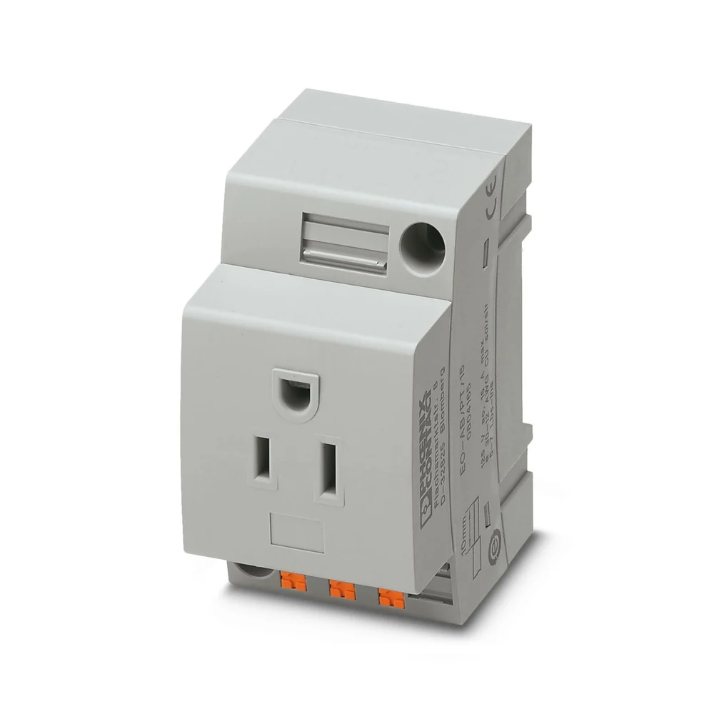 TOMA CORRIENTE P/RIEL DIN 15A 125V UL508 804165 - Image 2