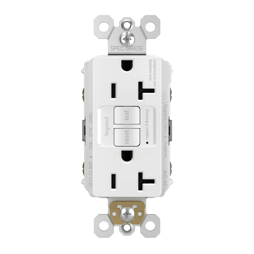 TOMA GROUND FAULT 20 AMP BLANCO  2097-W - Image 2