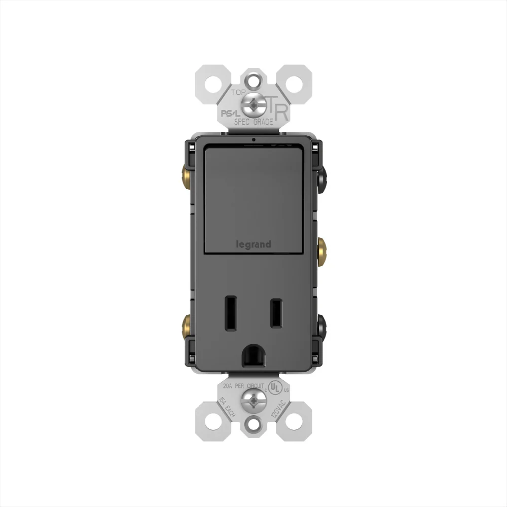 TOMA + SWITCH DECORA 15A NEGRO RCD38TRBK - Image 2