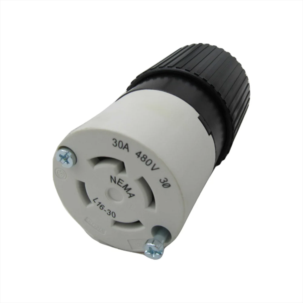 TOMA TWIST LOCK P/CABLE 30 AMP 4P 480V L1630C - Image 2