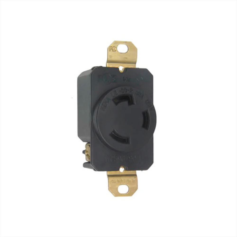 TOMA TWIST LOCK P/CAJA 30 AMP 3P 125V L530R