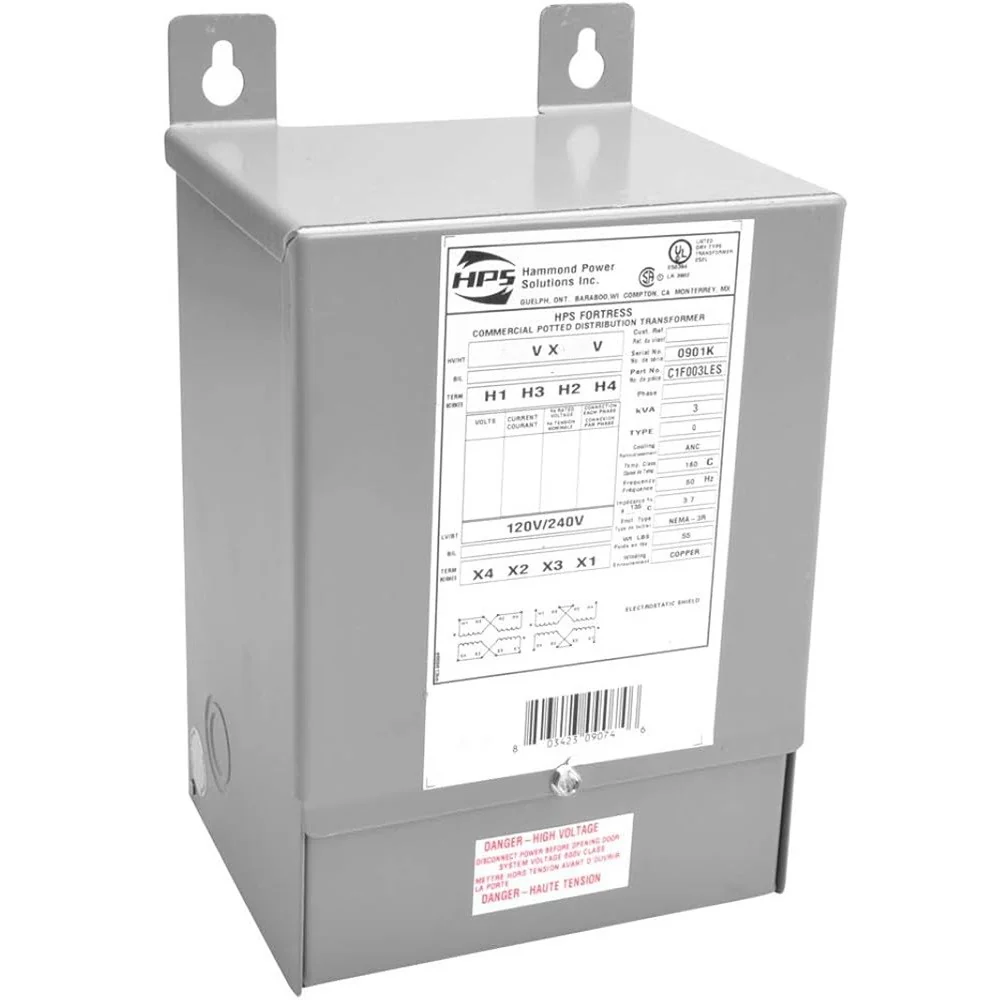 TRAFO SECO 1F 2KVA 240/480V-120/240V C1F002LES
